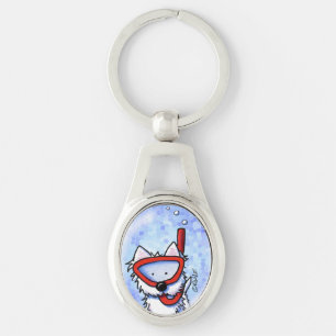 Snorkel Westie Keychain