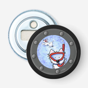 Snorkel Westies Porthole Bottle Opener