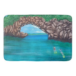 Snorkeling Wonderland  Bath Mat
