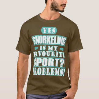Snorkelling boys men beach holiday sea T-Shirt