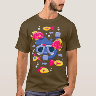 Snorkelling Colourful Fishes T-Shirt