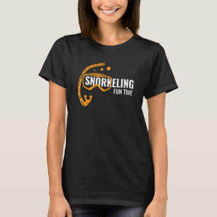 Snorkelling Fun Time Snorkeler Scuba Diver Diving T-Shirt