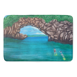 Snorkelling in Paradise Bath Mat