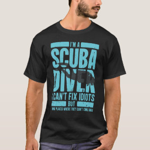 Snorkelling Lifestyle Scuba Diver Deep Underwater  T-Shirt
