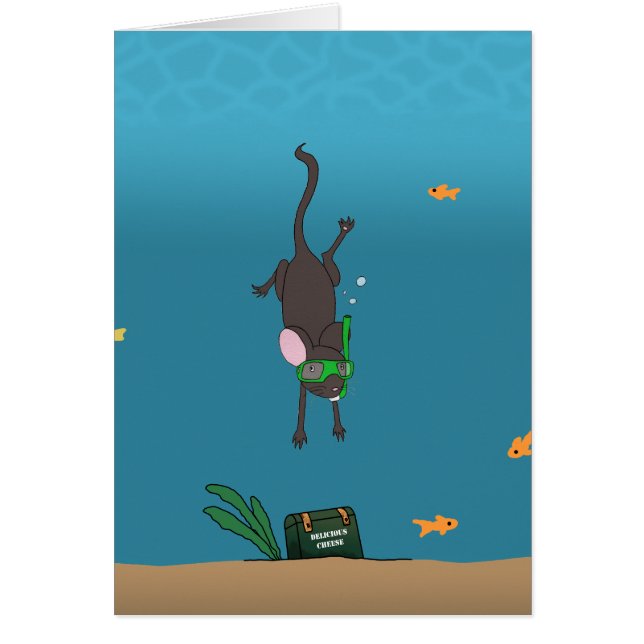 Snorkelling Mouse (Front)