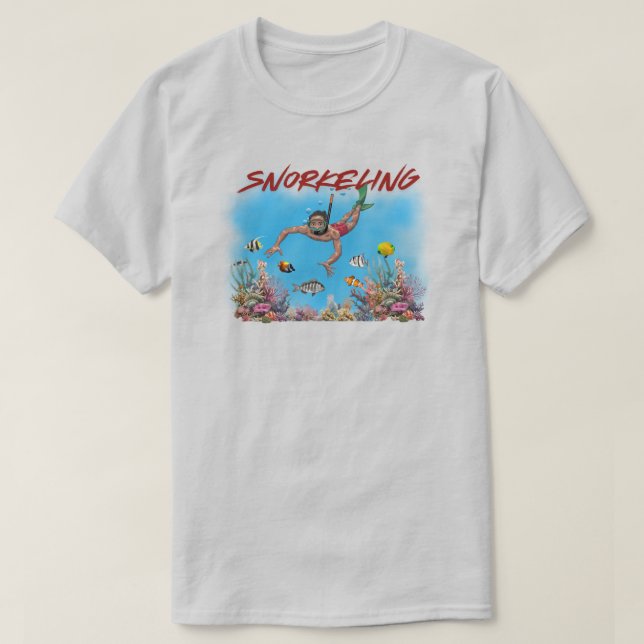 Snorkelling T-Shirt (Design Front)