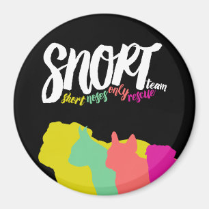 SNORT colour logo magnet