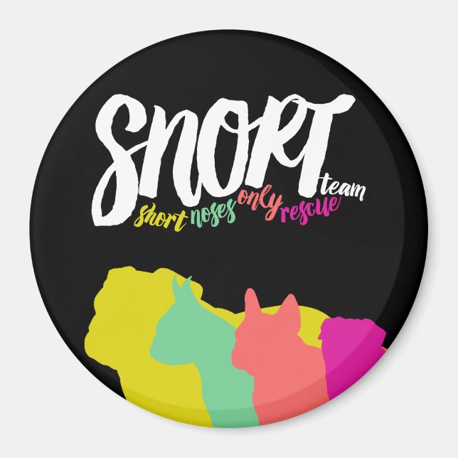 SNORT colour logo magnet (Front)