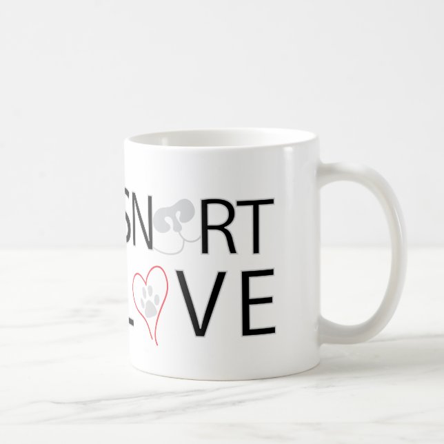 SNORT LOVE Mug (Right)