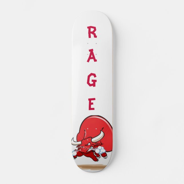 snorting-red-bull skateboard (Front)