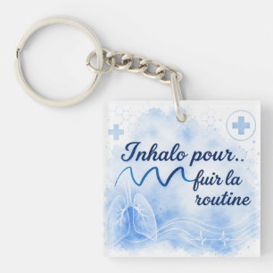Snorting to escape the routine key ring