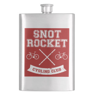 Snot Rocket Cycling Club Hip Flask