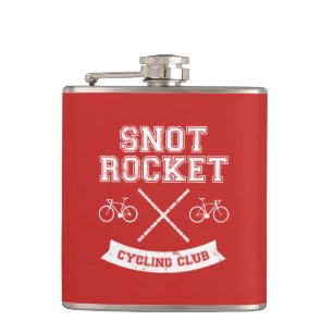 Snot Rocket Cycling Club Hip Flask