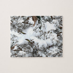 Snow Abstract Jigsaw Puzzle