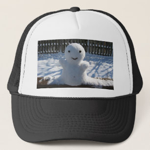 Snow Alien Trucker Hat