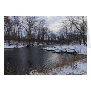 Snow Along James River