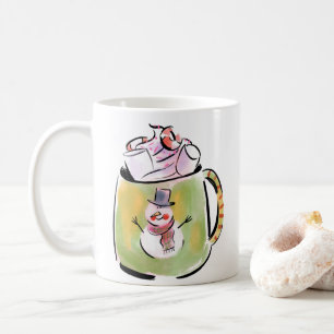Snow and cocoa coffee mug
