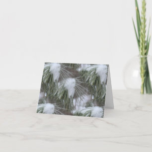 Snow And Ice Winter Nature Photography Note Card