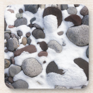 Snow And Rocks, Mt. Rainier National Park 2 Coaster