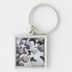 Snow And Rocks, Mt. Rainier National Park 2 Key Ring