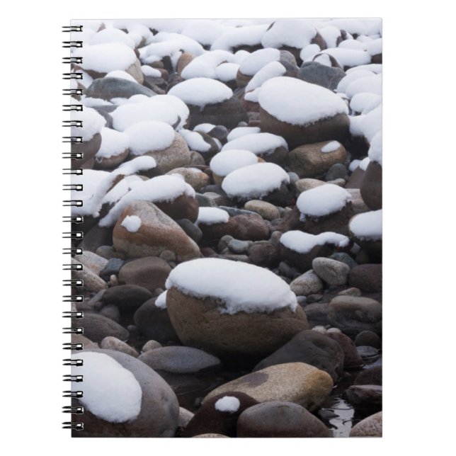 Snow And Rocks, Mt. Rainier National Park Notebook (Front)