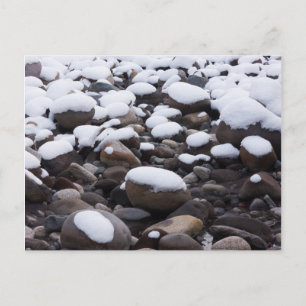 Snow And Rocks, Mt. Rainier National Park Postcard