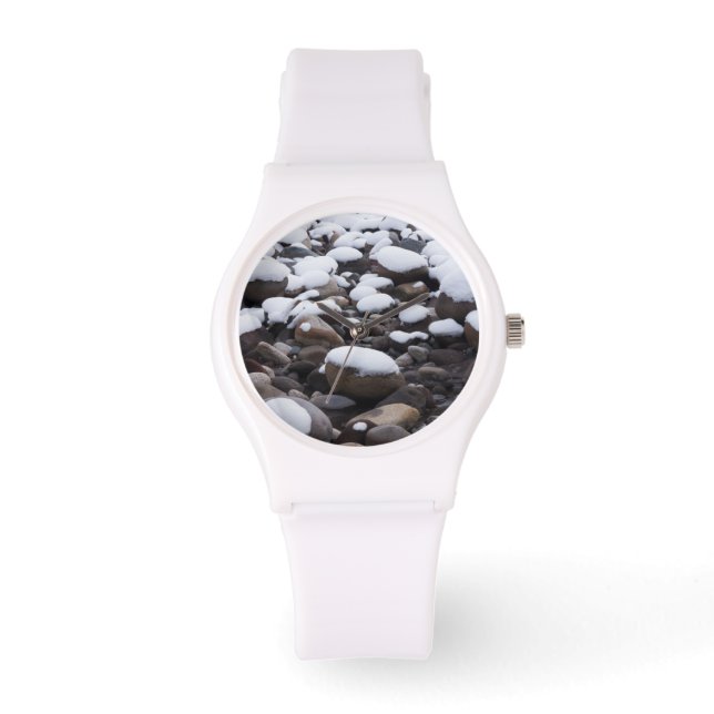 Snow And Rocks, Mt. Rainier National Park Watch (Front)