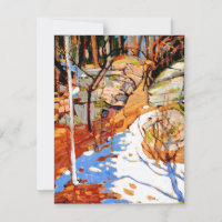 Snow and Rocks, painting by Tom Thomson