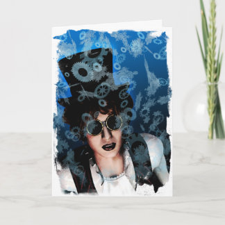 Snow and Steam Greeting Card