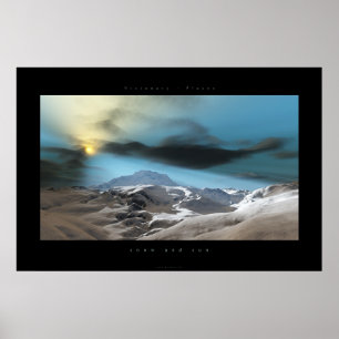 snow and sun poster