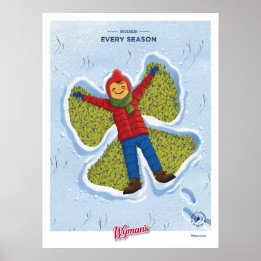 Snow Angel 18x24 Poster