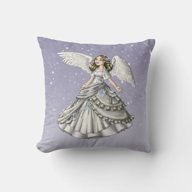 Snow Angel Cushion (Front)