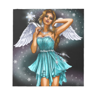 Snow Angel Fairy Notepad