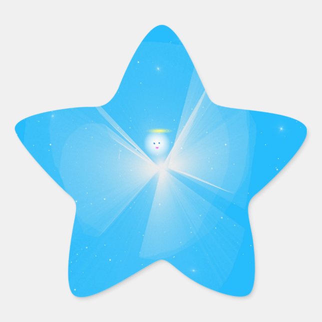 Snow Angel Star Sticker (Front)