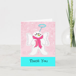 Snow Angel Thank You Card