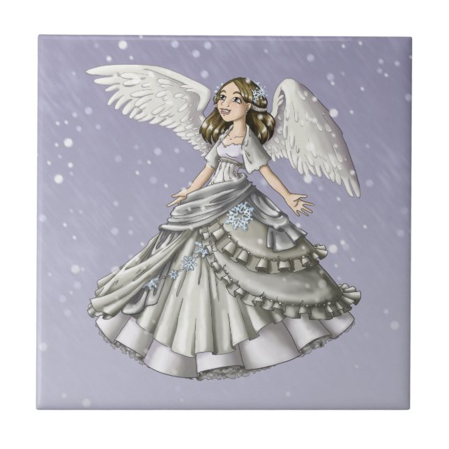 Snow Angel Tile (Front)