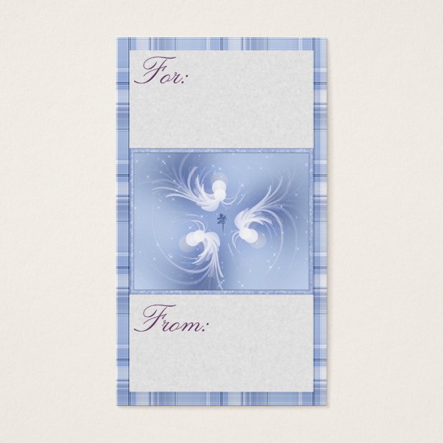 Snow Angels Abstract Art (Front)