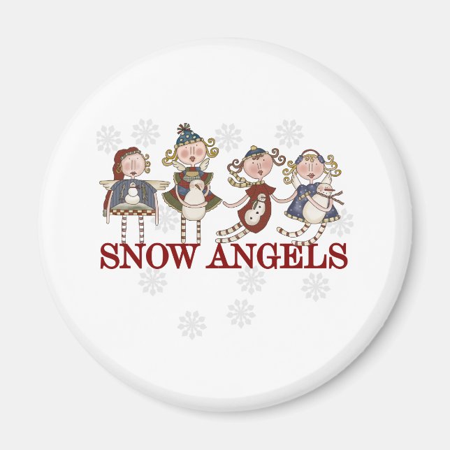 Snow Angels Magnet (Front)