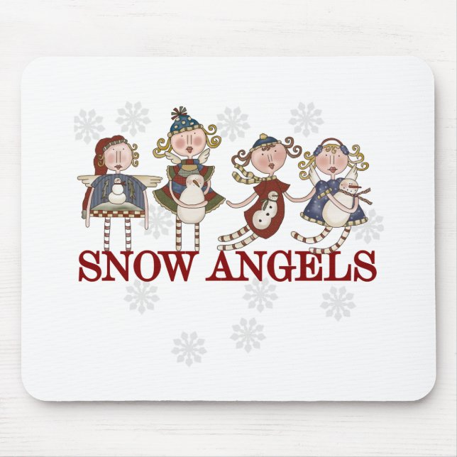 Snow Angels Mouse Pad (Front)