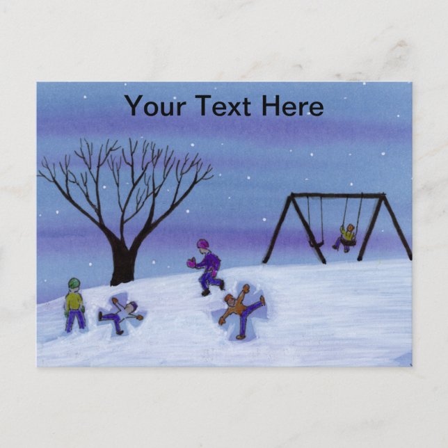Snow Angels Postcard (Front)