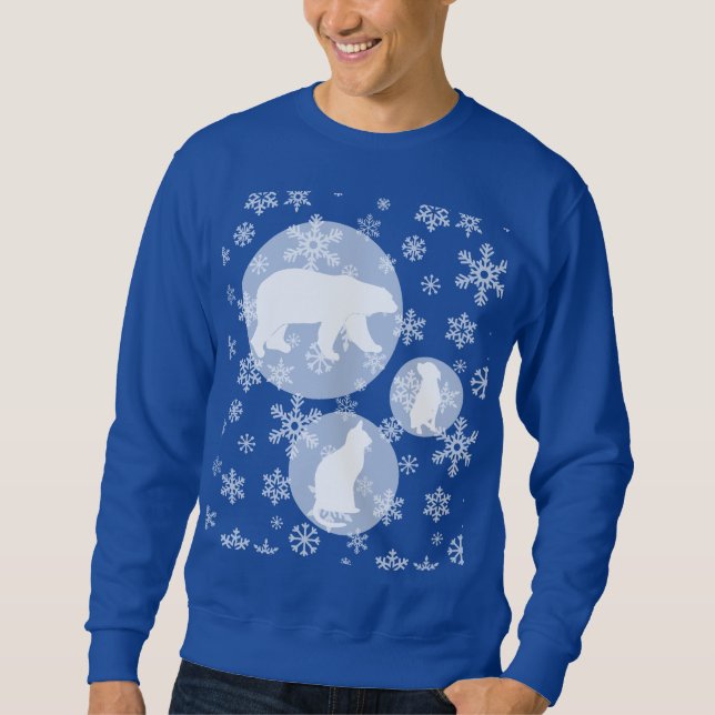Snow Animals Sweatshirt (Front)
