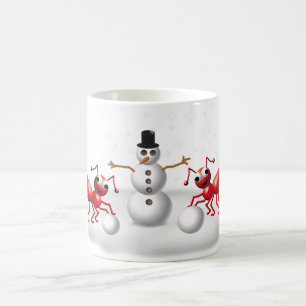 snow ants coffee mug