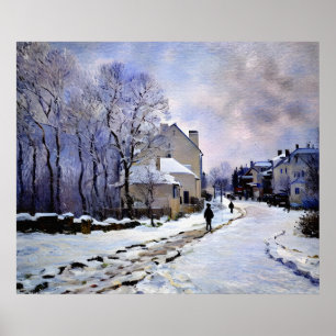 Snow at Argenteuil (2) Poster