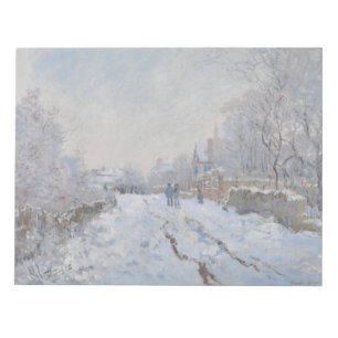 Snow at Argenteuil (by Claude Monet) Notepad