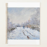 Snow at Argenteuil by Claude Monet Planner<br><div class="desc">Oscar-Claude Monet (UK: /ˈmɒneɪ/, US: /moʊˈneɪ, məˈ-/, French: [klod mɔnɛ]; 14 November 1840 – 5 December 1926) was a French painter and founder of impressionist painting who is seen as a key precursor to modernism, especially in his attempts to paint nature as he perceived it.[1] During his long career, he...</div>