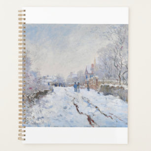Snow at Argenteuil by Claude Monet Planner