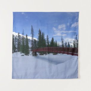 Snow At The Simpson River Trailhead Kootenay River Tapestry