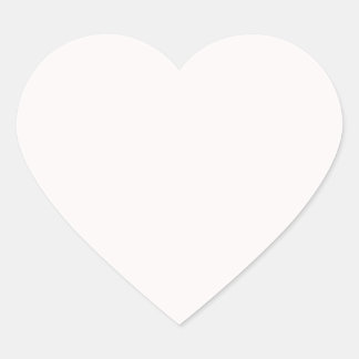Snow Background Heart Sticker