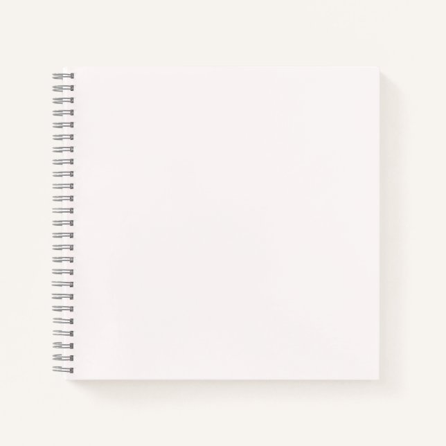 Snow Background Notebook (Front)