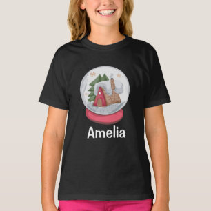 Snow Ball Personalised Name T-Shirt